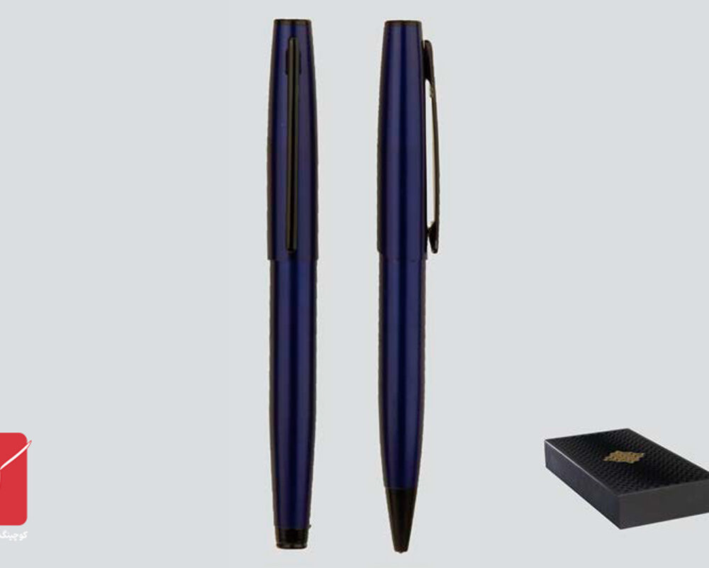 ست خودکار و روان نویس سرمه ای