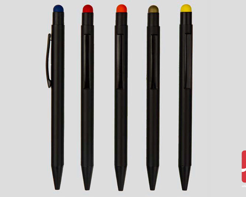 خودکار فلزی مشکی تاچ دار کد 51432