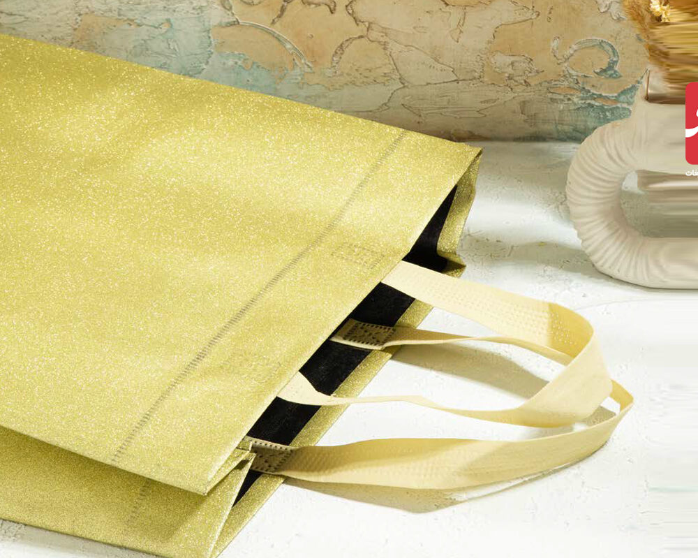 ساک خرید عطف دار شاین متالایز