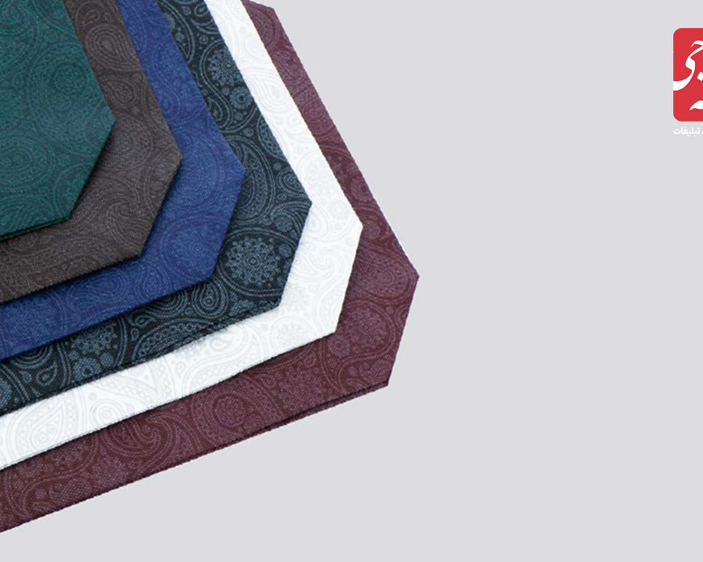 ساک خرید عطف دار طرح بته جقه کد 52207