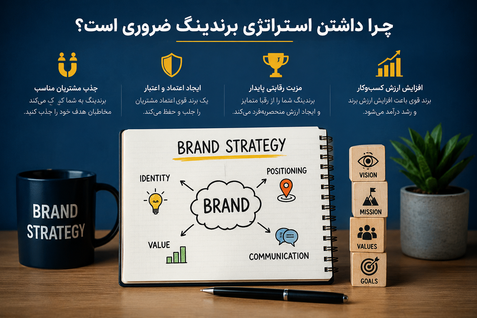 چگونه برای برند خود استراتژی برندینگ بنویسیم؟ 1 استراتژی برندینگ