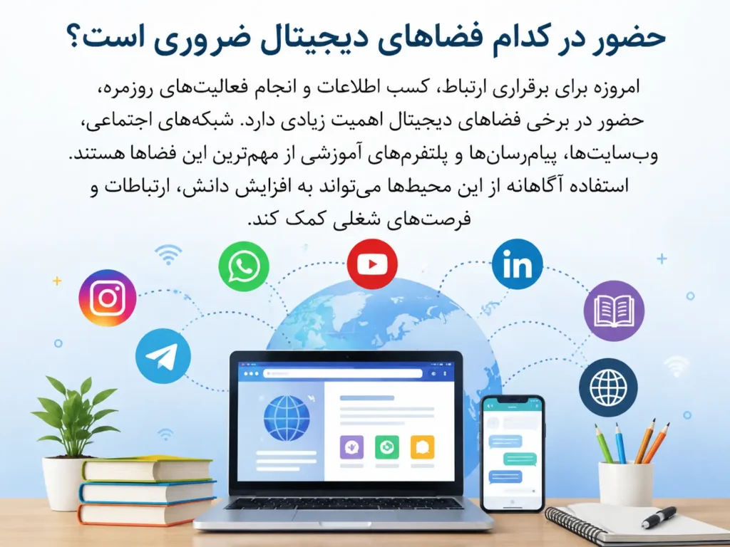 حضور در کدام فضاهای دیجیتال ضروری است